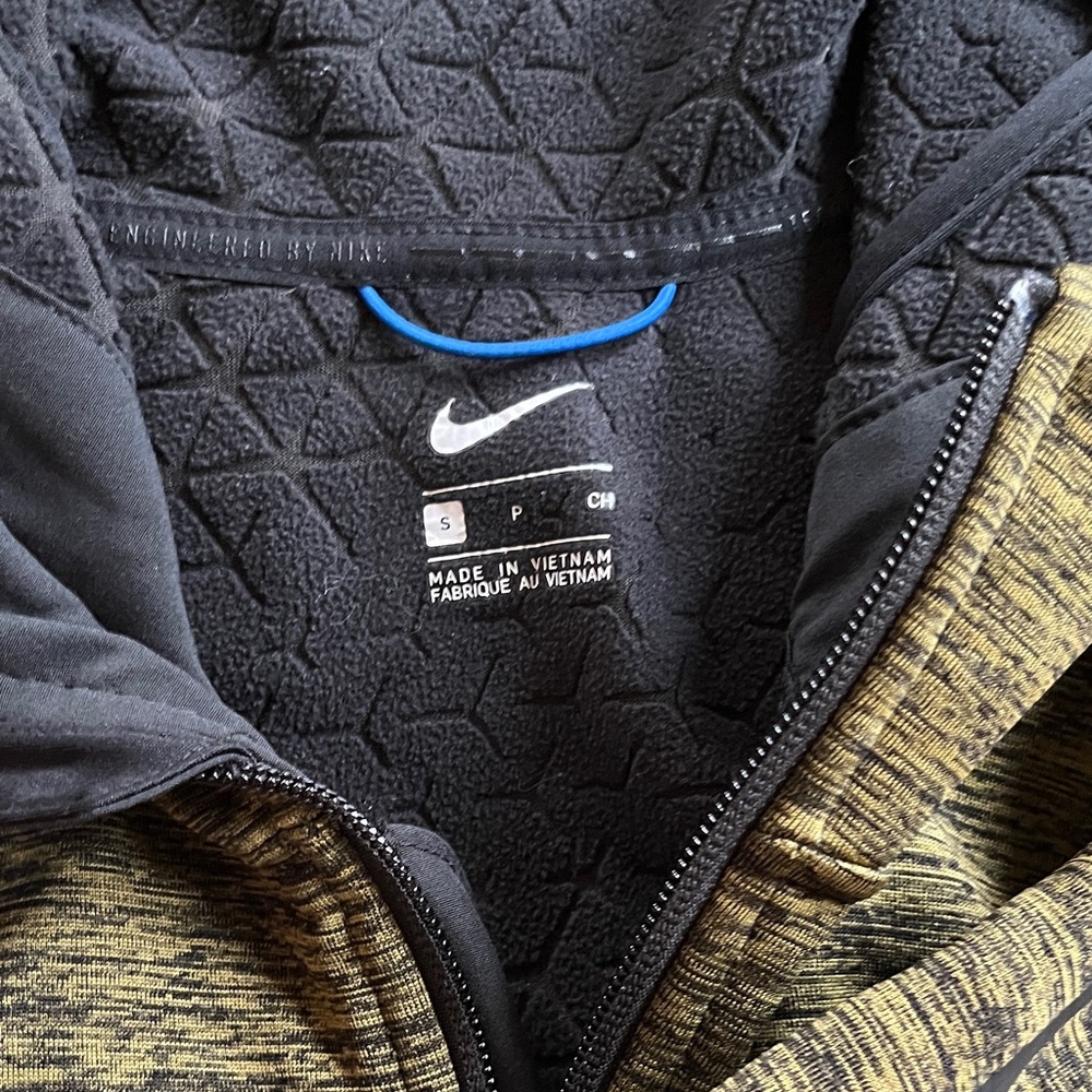 Nike Olive Green Hombre Cold Weather Lined Full-Zip Running Jacket - Picture 3 of 8